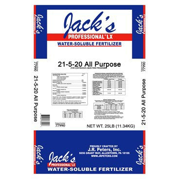 Jack's Professional 21-5-20 All Purpose LX Fertilizer 25lb