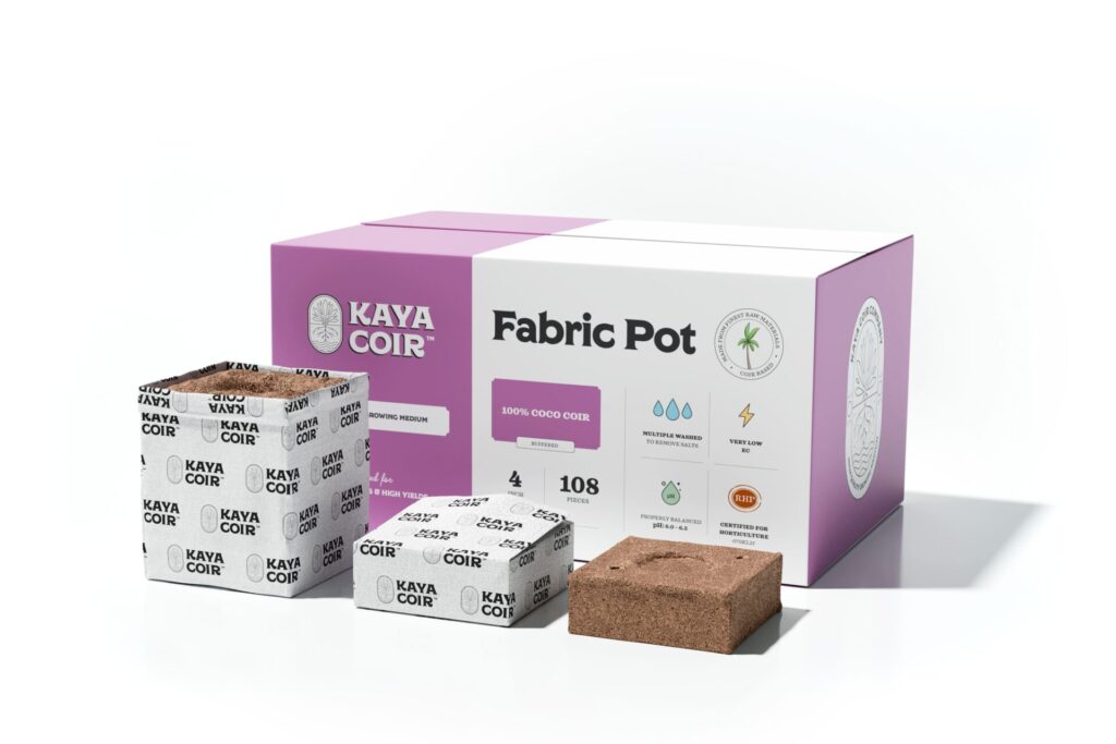 4” Kaya Coir Fabric Pot