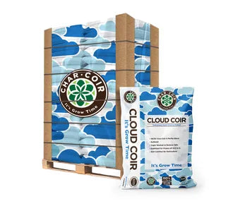 Char Coir Cloud Coir, 50/50 Coco + Perlite Blend, 100% RHP Certified, 50 Liters, 1.75 Cu Ft