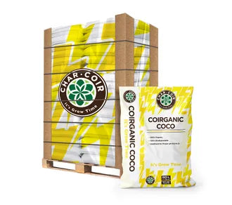 Char Coir Coirganic Coco, Loose Fill 100% Organic Coco Coir, 50 Liters, 1.75 Cu Ft