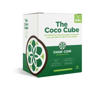 Char Coir Coco Cube RHP Certified Coco Coir, 1 Gallon, Case of 32