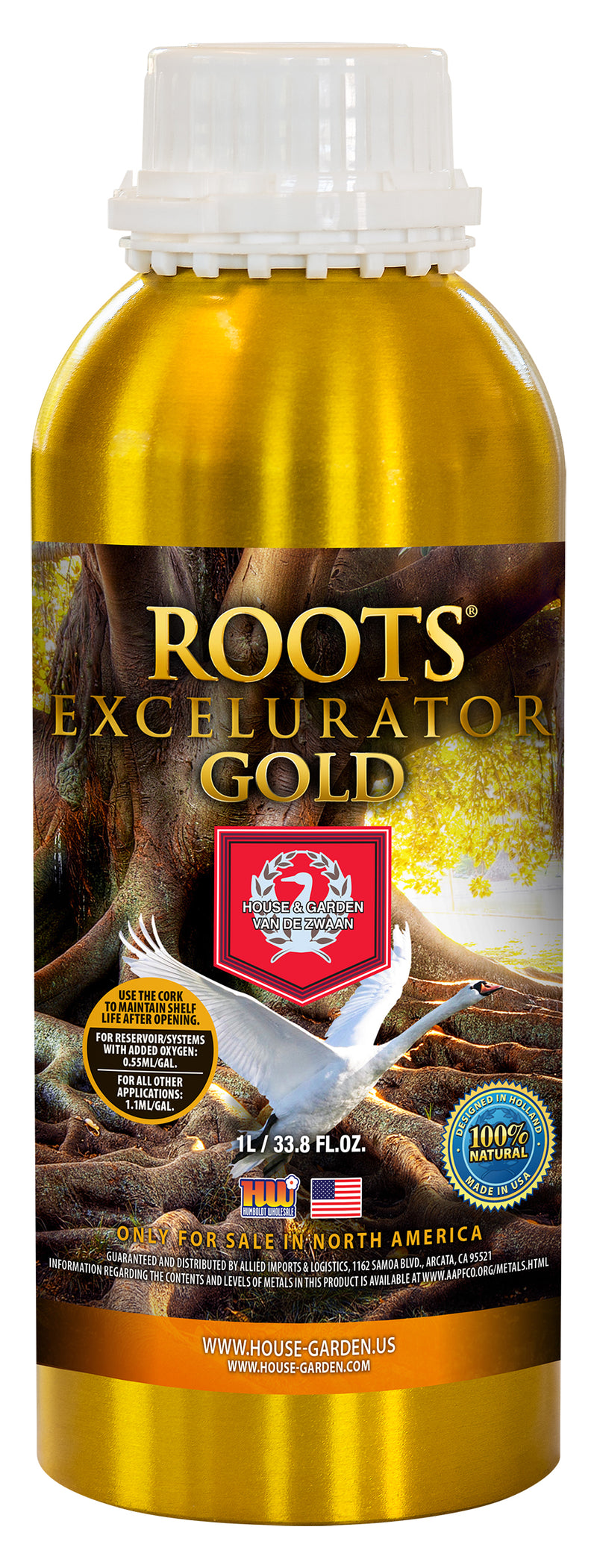 House and Garden Roots Excelurator – Gold 250ML