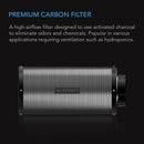 AC INFINITY, DUCT CARBON FILTER, AUSTRALIAN CHARCOAL, 6-INCH