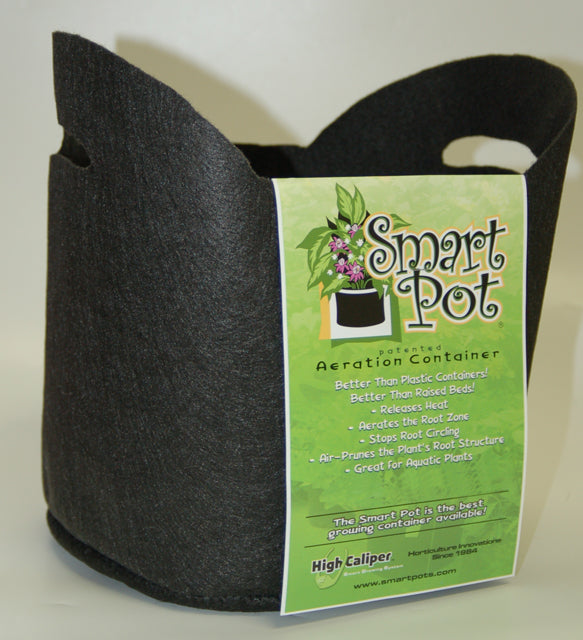 Smart Pot w/Handles Black , 3 gal, 10" x 8.5"