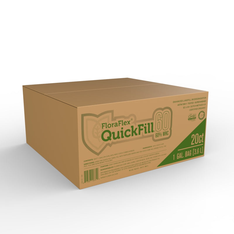 FloraFlex QUICKFILL™ GROW BAG | 1 GAL 60% WHC - Case of 20