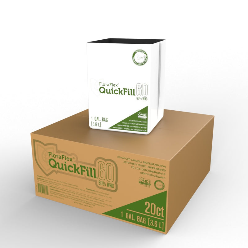FloraFlex QUICKFILL™ GROW BAG | 1 GAL 60% WHC - Case of 20