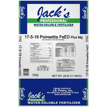 Jack's Professional 17-5-19 Poinsettia FeED +Mg Fertilizer 25lb