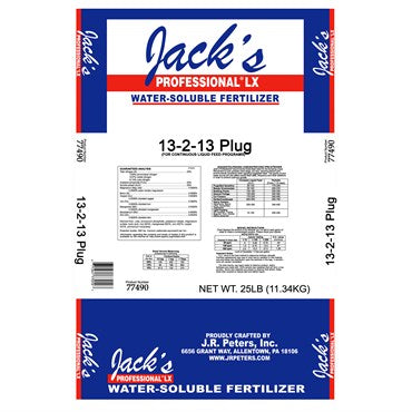 Jack's Professional 13-2-13 Plug LX Fertilizer 25lb