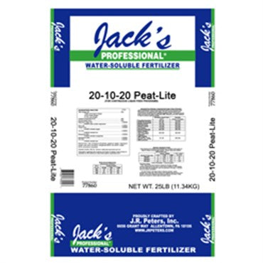 Jack's Professional 20-10-20 Peat-Lite Fertilizer  25lb