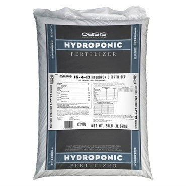 Jack's Professional Oasis Hydroponic FeEd Fertilizer 16-4-17  25lb