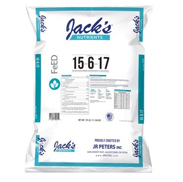 Jack's Nutrients 15-6-17 Clone Starter Fertilizer 25lb