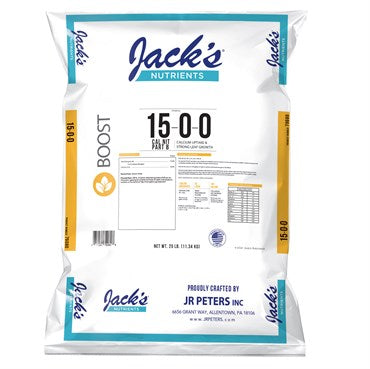 Jack's Nutrients 15-0-0 Calcium Nitrate Part B Fertilizer  25lb