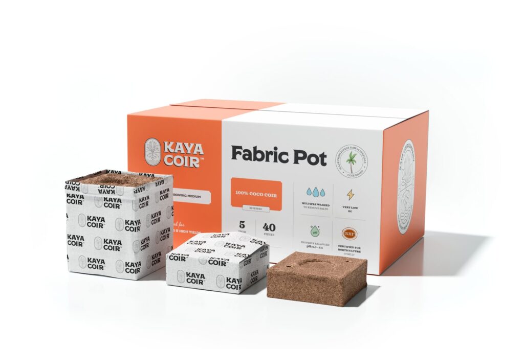 5” Kaya Coir Fabric Pot