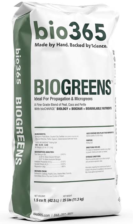 BIO365 BIOGREENS 1.5CU