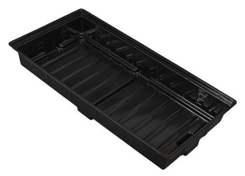 Flo-n-Gro Easy Clean Tray - 2 ft x 4 ft OD - Black