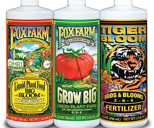 FoxFarm Soil Formula Nutrients Trio, 3 qts