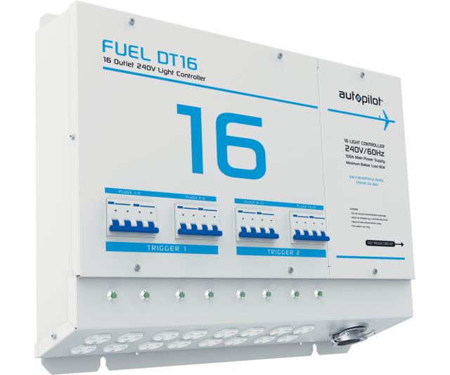 FUEL DT16 Light Controller, 16 Outlet, 240V with Dual Triggers