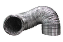 Ideal-Air Silver/Silver Flex Ducting 8 in x 25 ft