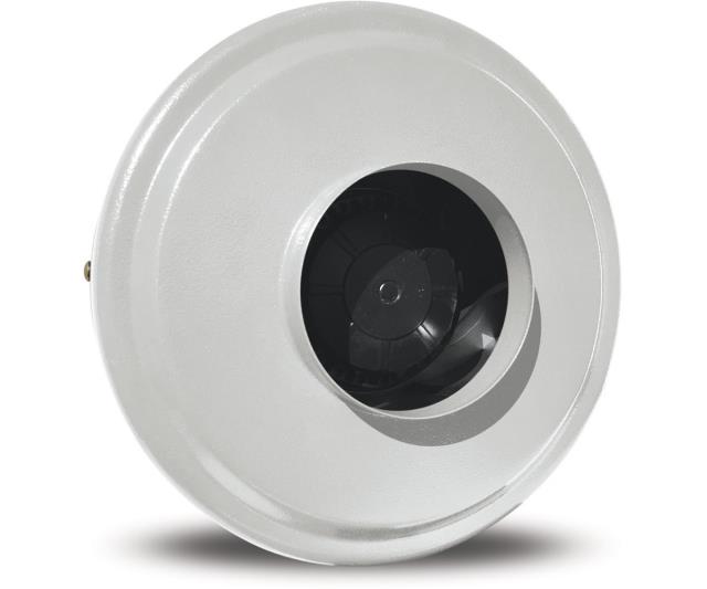 Vortex Powerfan VTS In-line Fan, 12'', 115V/1PH/60Hz, 1010 CFM
