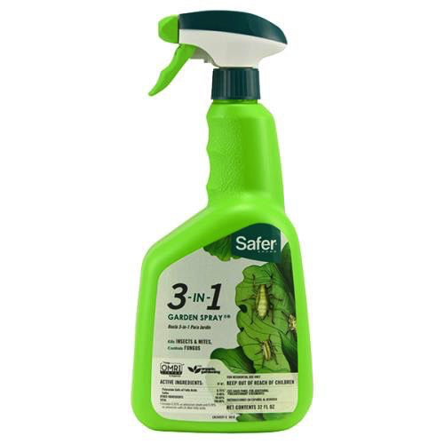 Safer 3-in-1 Garden Spray II RTU Quart