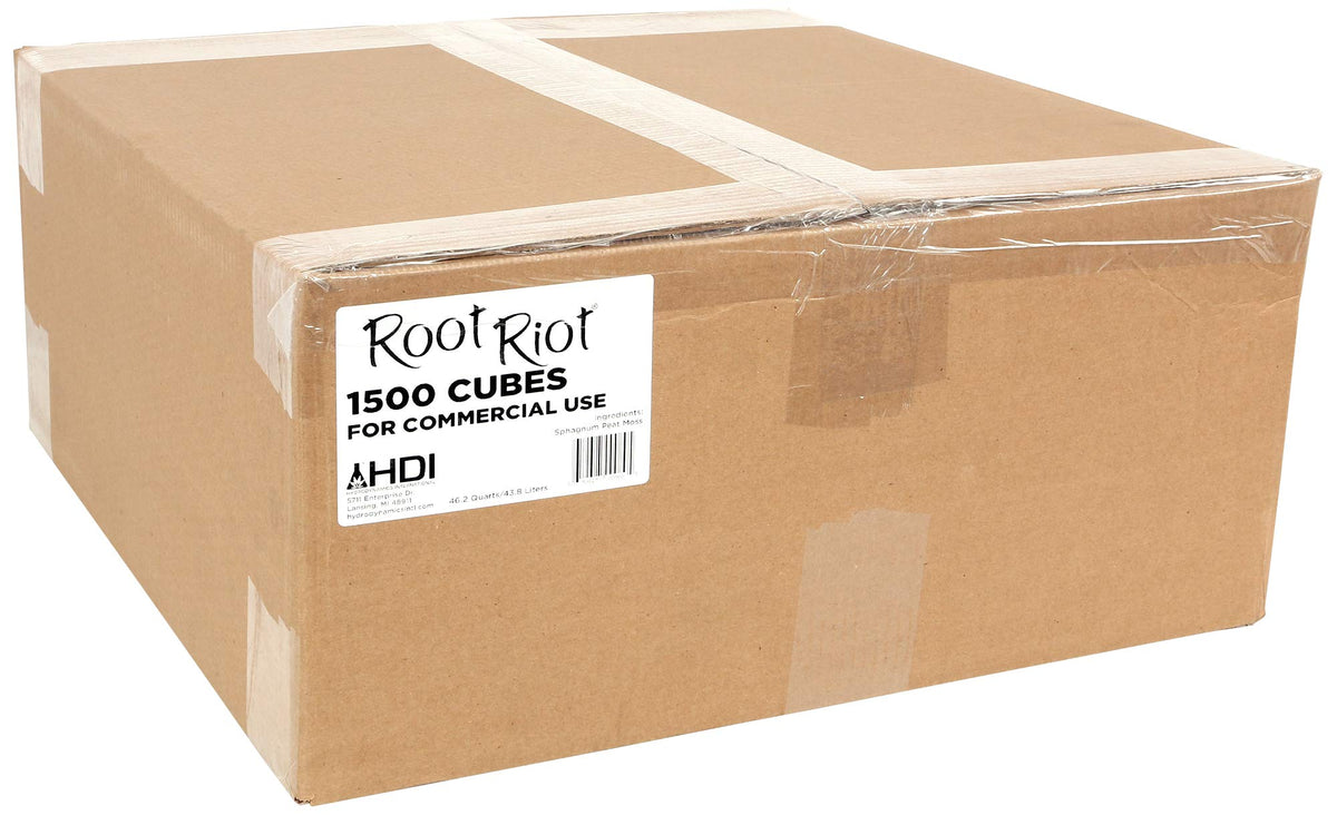 Root Riots Seed Starter HDI Root Riot® Plant Starter Cubes - 1500ct - Bulk Box – URBANROOTSTAMPA
