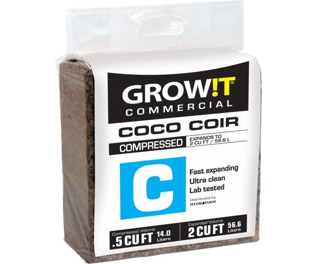 GROW!T Commercial Coco, 5kg bale - PALLET (216 bales per)