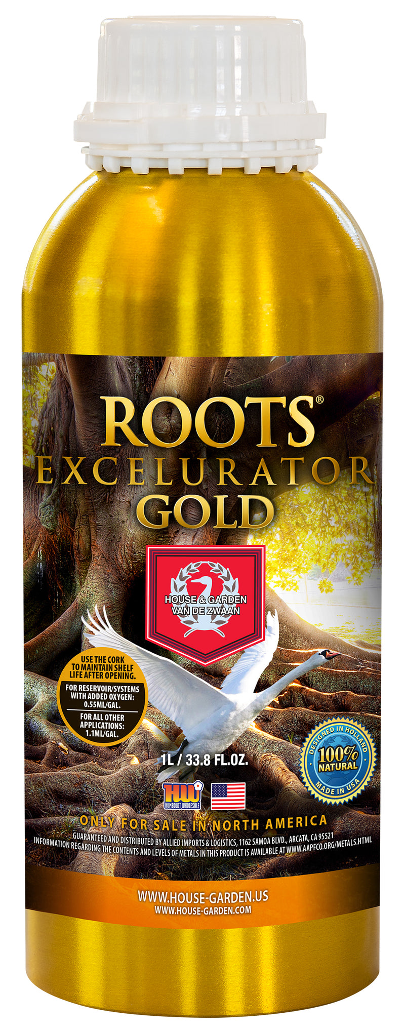 House and Garden Roots Excelurator – Gold 500ml