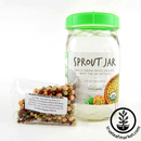 HANDY PANTRY SPROUTING JAR - QUART SIZE SEED SPROUTER JAR